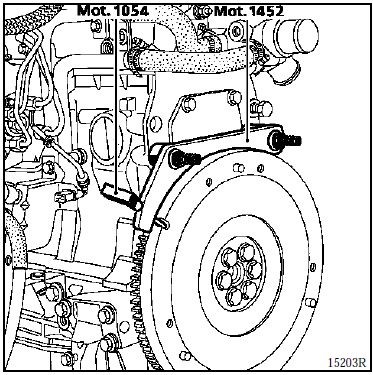 Procedure de calage du volant moteur