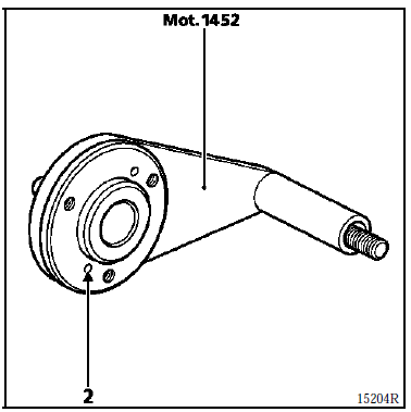 Procedure de calage du volant moteur