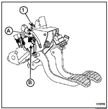 Capteur de position de pédale d'embrayage