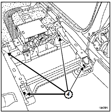 Conduit de distribution d'air arrière