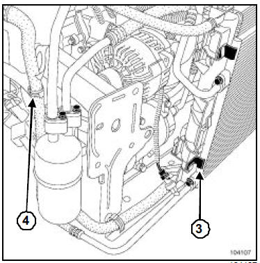 Tuyau condenseur - évaporateur