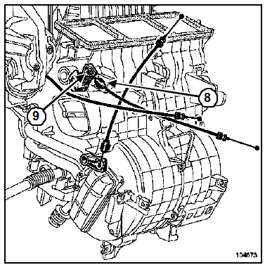 Câble de commande de distribution d'air