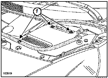 Batterie : Dépose - Repose