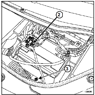 Batterie : Dépose - Repose