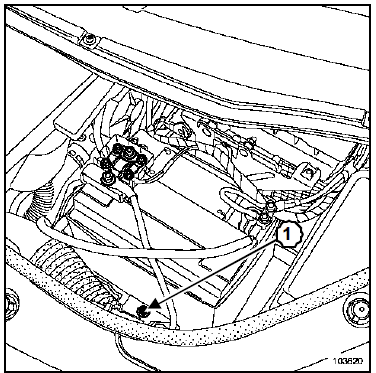 Batterie : Dépose - Repose