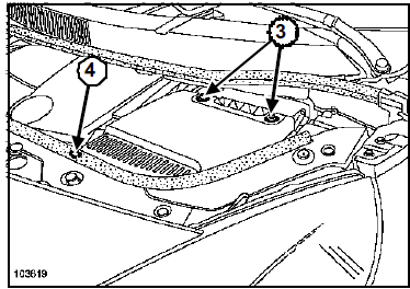 Batterie : Dépose - Repose