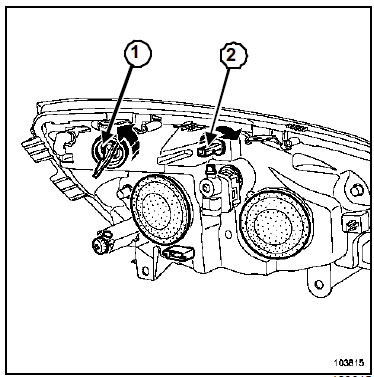 Lampes halogènes : Remplacement