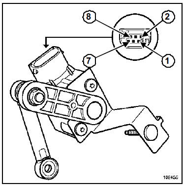 Capteur de hauteur avant : Branchement