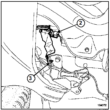 Capteur de hauteur arrière