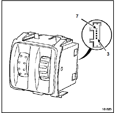 Commande rhéostat d'éclairage : Branchement