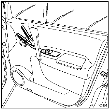 Contacteur de lève-vitre avant sur porte passager
