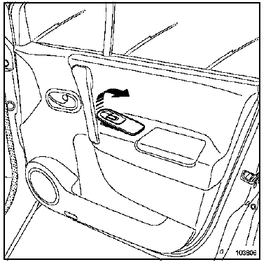 Contacteur de lève-vitre avant sur porte passager