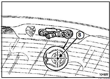 Mécanisme du moteur d'essuie-vitre arrière