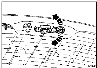 Mécanisme du moteur d'essuie-vitre arrière