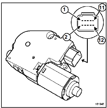 Moteur de toit ouvrant électrique : Branchement