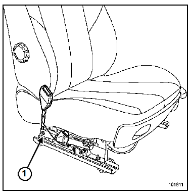 Prétensionneur de boucle avant