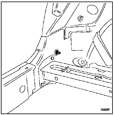 Doublure latérale de jupe arrière