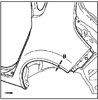 Panneau d'aile arrière