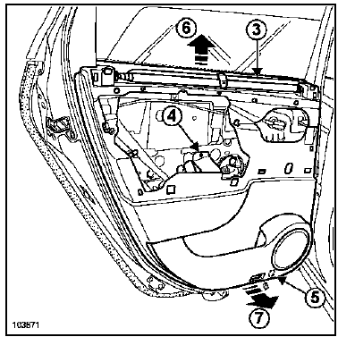 Porte latérale arrière