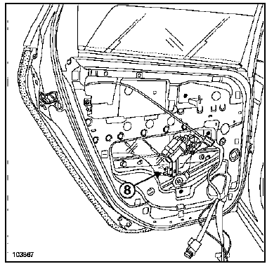 Porte latérale arrière