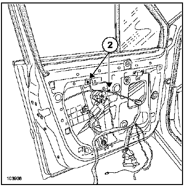 Lève-vitre de porte avant