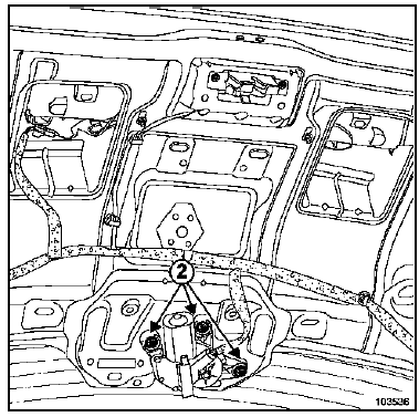 Moteur d'essuie-vitre de lunette arrière