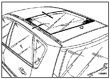 Vitre fixe de toit ouvrant