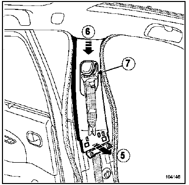 Ceinture de sécurité avant