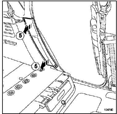 Ceinture de sécurité arrière