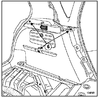 Ceinture de sécurité arrière