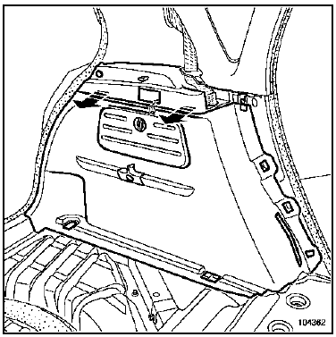 Ceinture de sécurité arrière