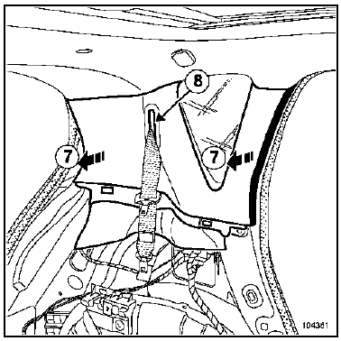 Ceinture de sécurité arrière