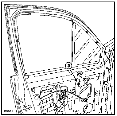 Joint d'encadrement de porte avant