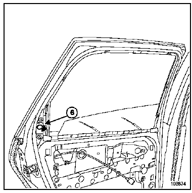 Joint d'encadrement de porte arrière