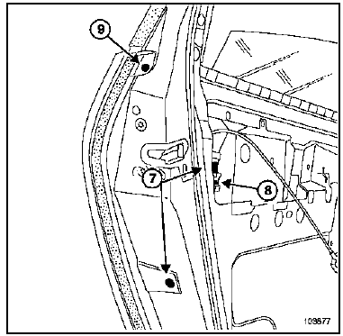 Joint d'encadrement de porte arrière