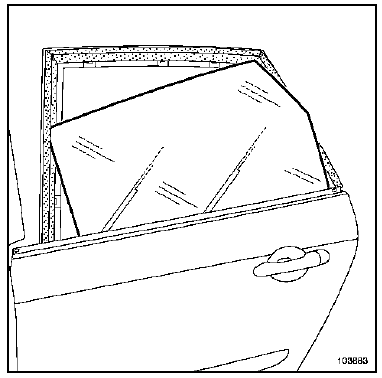 Joint d'encadrement de porte arrière