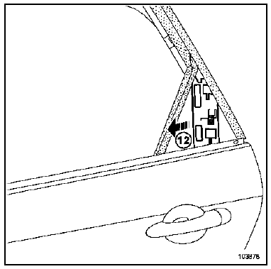 Joint d'encadrement de porte arrière