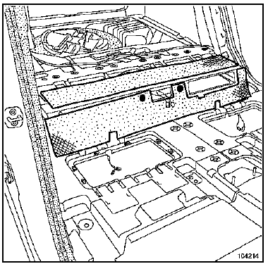 Tapis arrière