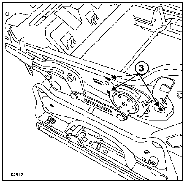 Armature de siège avant