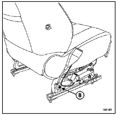 Armature de siège avant