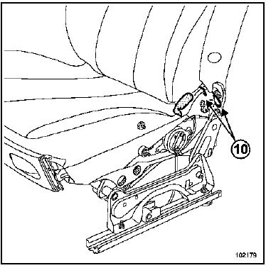 Armature de siège avant