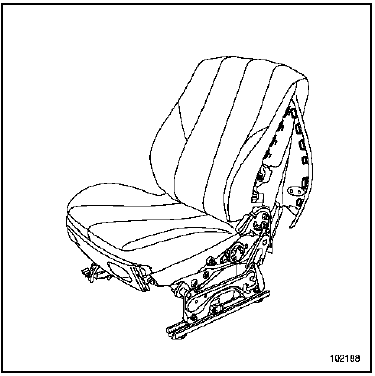 Armature de siège avant