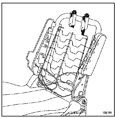 Armature de siège avant