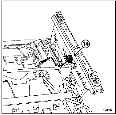 Armature de siège avant