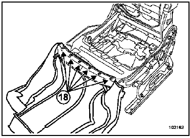 Armature de siège avant