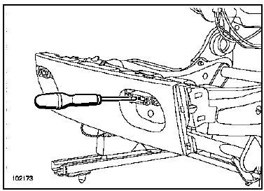 Armature de siège avant