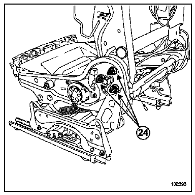 Armature de siège avant