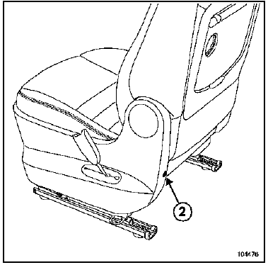 Armature de siège avant