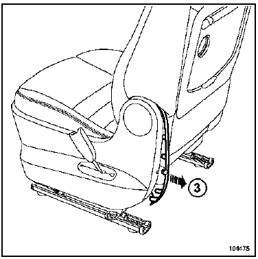 Armature de siège avant