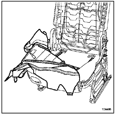 Armature de siège avant